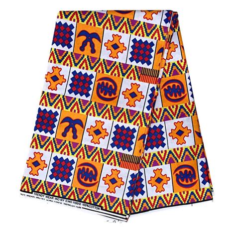 Ashanti Fabric African Fabric By The Yard Ankara African Etsy