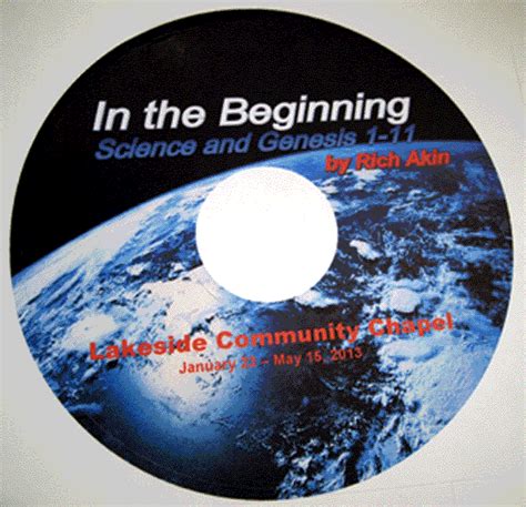In The Beginning Science And Genesis 1 11