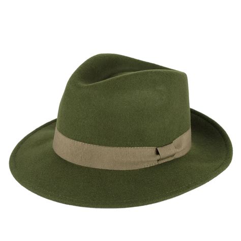 Mens Ladies Fedora Hat 100 Wool Felt Made In Italy Handmade With