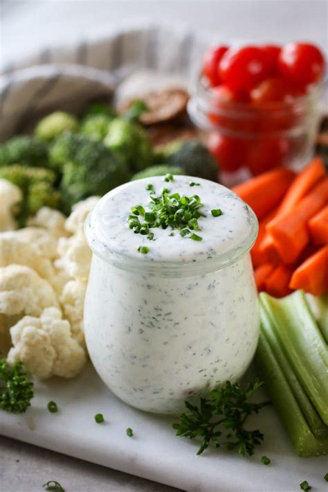 Healthy Homemade Ranch Dressing The Real Food Dietitians