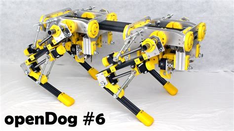Opendog Dog Robot 6 Putting The Legs On James Bruton Youtube