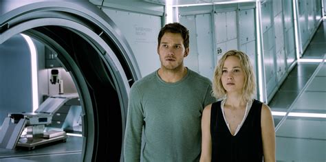 passengers review jennifer lawrence and chris pratt s sinister sexless romance gets lost in