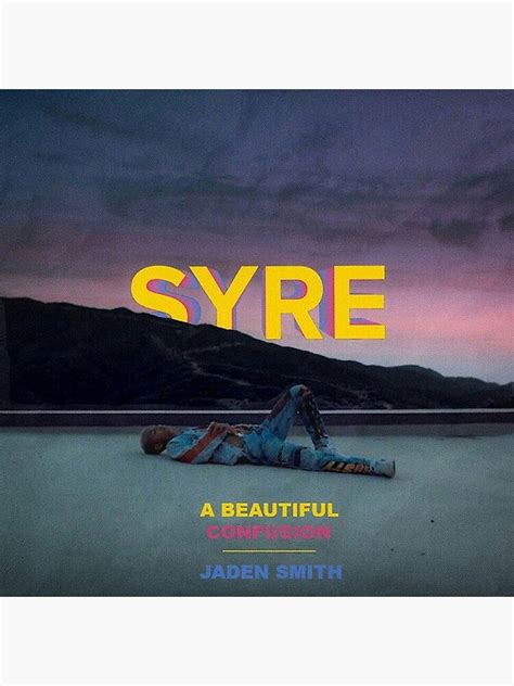 Jaden Smith Syre Poster For Sale By Bc2000 Redbubble
