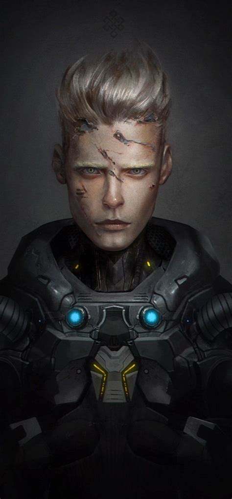 Mikhail Gerry Arthur Cyberpunk Character Sci Fi Character Design