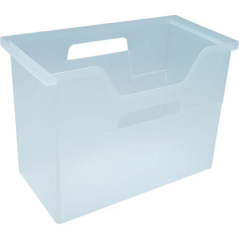 Plastic Hanging File Box Clear In File Storage Boxes