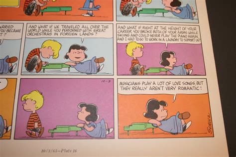 Romantic Schroeder Charlie Brown Comic Strip Peanuts Etsy