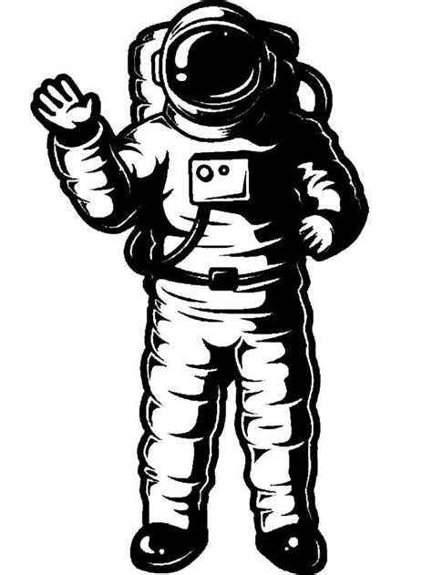 Explore Outer Space With Astronaut Stencils
