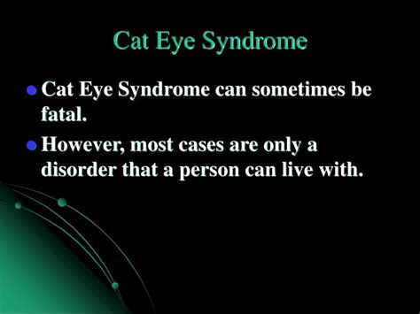 Ppt Cat Eye Syndrome Powerpoint Presentation Free Download Id1456902