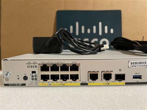 Cisco Systems C1111x 8p Isr 1100 8 Ports Dual Ge Wan Ebay