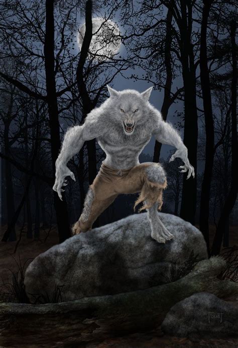 This Was A Commission Piece For A Good Friend Of Mine She Wanted My Version Of A White Werewolf