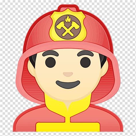 Fire Emoji Firefighter Emoticon Noto Fonts Profession Cartoon