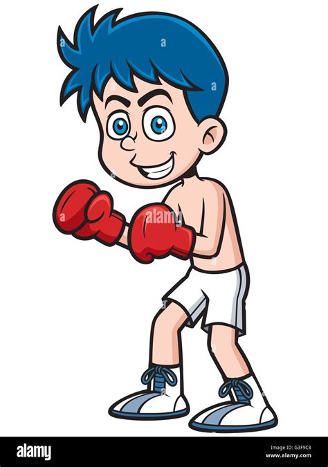 Premium Vector Cartoon Boxer On White Background Vlrengbr