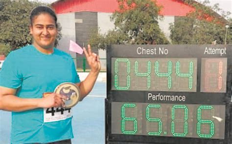 Kamalpreet kaur (born 4 march 1996) is an indian athlete. Punjab's Kamalpreet makes Olympics cut : The Tribune India