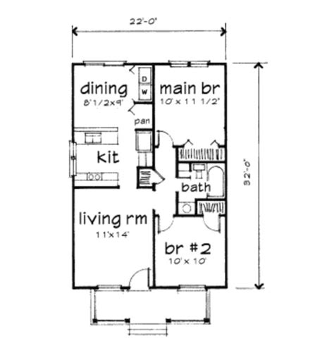 7 Ideal Small House Floor Plans Under 1000 Square Feet