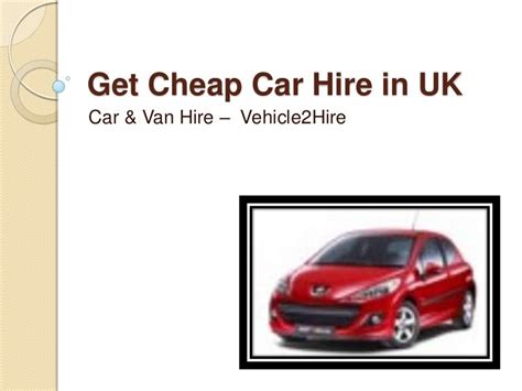 Get Cheap Car Hire In Uk