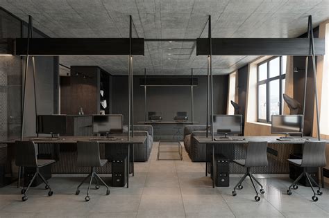 Modern Office Interior By Zooi Design Studio Behance