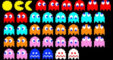 Pac Man Sprites Pixel Art Maker