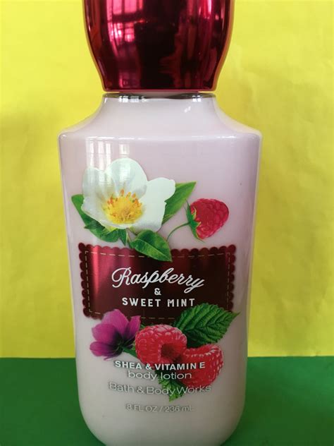 Bath And Body Works Raspberry And Sweet Mint Body Lotion Full Size
