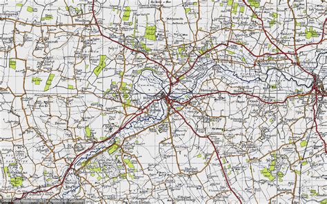 Historic Ordnance Survey Map Of Bungay 1946 Francis Frith