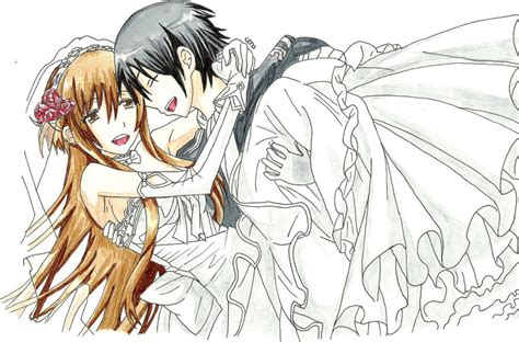 Kirito And Asuna Wedding By Lena Chan99 On Deviantart