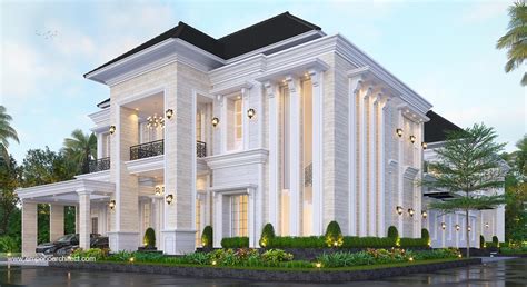 Mr Amin And Mrs Lilis Classic House 2 Floors Design Medan