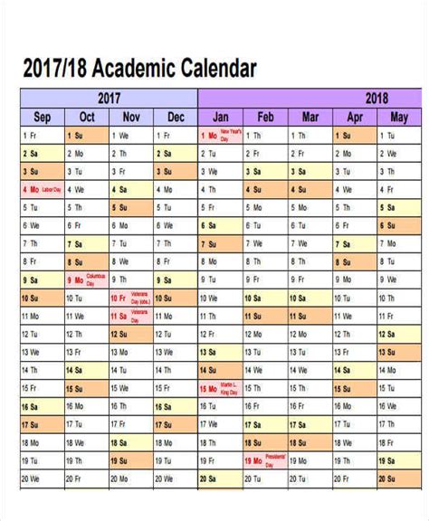 Best Templates School Calendars 20152016 As Free Printable Word Templates