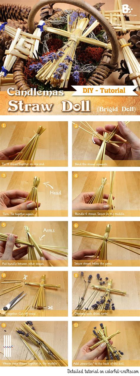 How To Make A Brigid Doll Straw Doll Arts And Crafts
