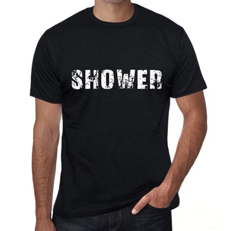 Xxxl Shower Mens Vintage T Shirt Black Birthday T 00554 T Shirt