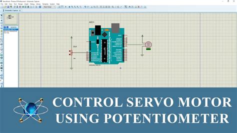 Control Servo Motor Using Potentiometer Knob Arduino Uno Proteus