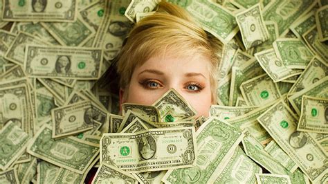 1920x1080px 1080p Free Download Girl Face Around Currencies Money