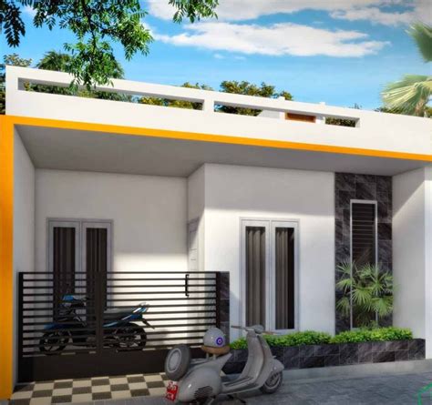Shunda plafon atap pvc rumah. 31 Contoh Desain Rumah Minimalis 1 Lantai Atap Dak Paling ...