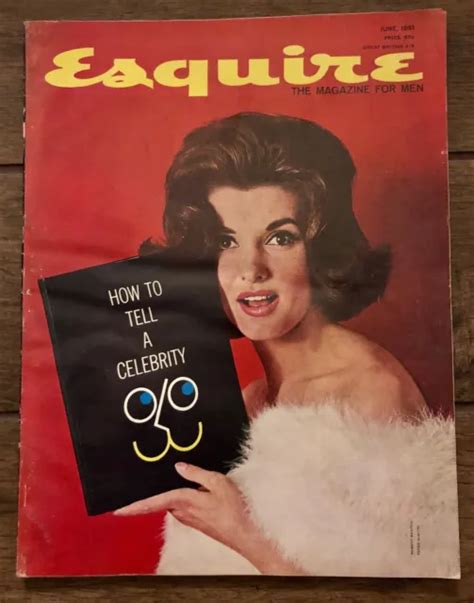 June 1961 Esquire Vintage Magazine How To Tell A Celebrity £26 90 Picclick Uk