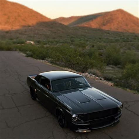 #mtsema18 yes, american legends hot rods and muscle cars built a 1968 mustang hardtop into a radical restomod with a ferrari f430 engine, and called if corruptt. '68 Mustang With a Twin Turbo Ferrari Engine! Owner @corrupttmustang #ClassicCarsCulture # ...