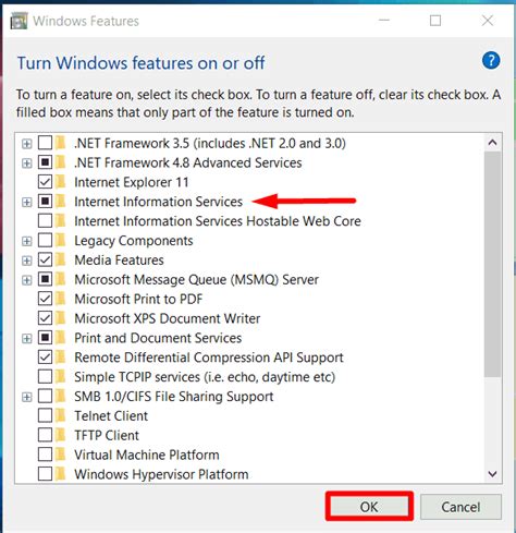How To Enable Iis On Windows 10 Instantly Ask The System Questions