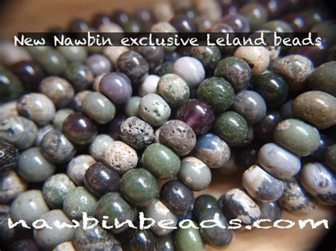 Leland Blue Stone Beads In Beach Mix Lake Gems Etsy Leland Blue