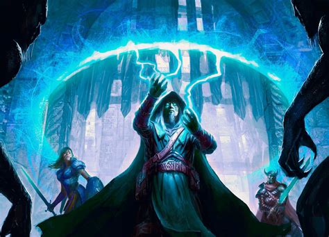 Fantasy Mage Wizard Sorcerer Art Artwork Magic Magician Wallpaper