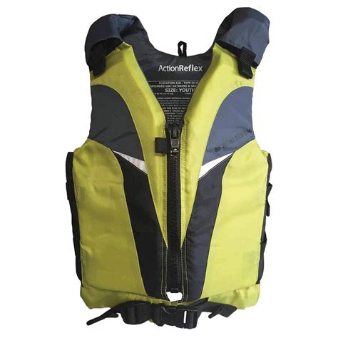 West Marine Action Reflex Life Jackets Green Youth 50 90lb West