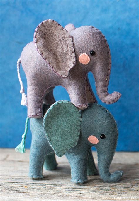 Elephant Crafts Elephant Quilt Elephant Toy Elephant Pattern Felt
