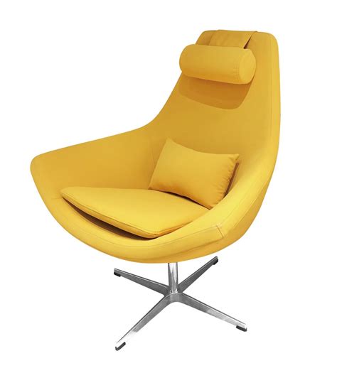 Modern Kenora - Modern Yellow Eco-Leather Accent Chair - Accent Chairs - Accent Furniture