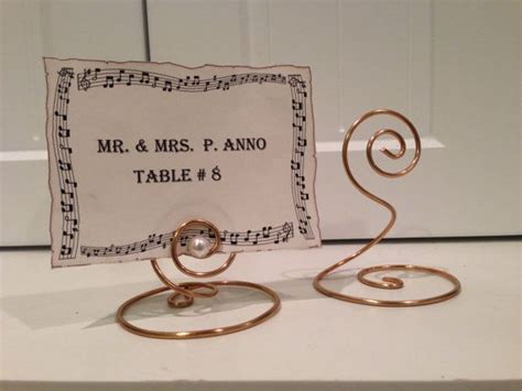 10 Silver Or Gold Wire Card Holders Whimsical And By Allegroart 1750