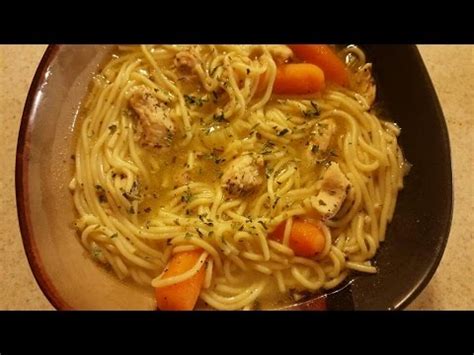 Turmeric chicken noodle soup recipe with zoodles. POWER PRESSURE COOKER XL CHICKEN NOODLE SOUP - YouTube