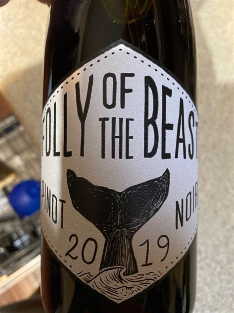 2019 Winc Buellton Pinot Noir Folly Of The Beast Usa California