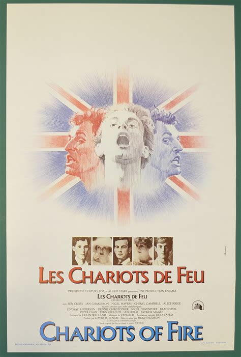 A devout scottish christian who runs for the glory of god. Chariots Of Fire (Original Belgian Movie Poster ...