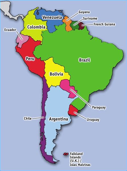 Discovering South American Countries
