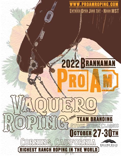 Brannaman Pro Am Vaquero Roping Home