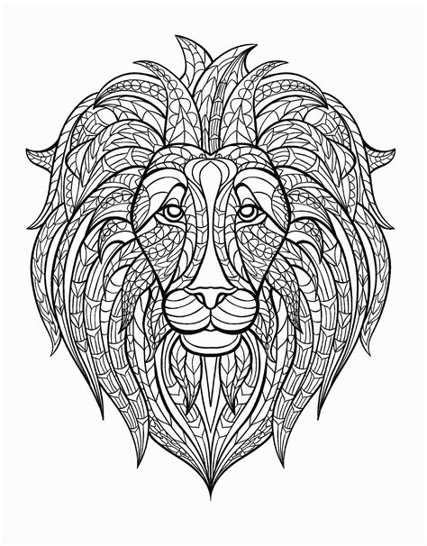 Detailed Animal Coloring Pages For Adults Coloring Home