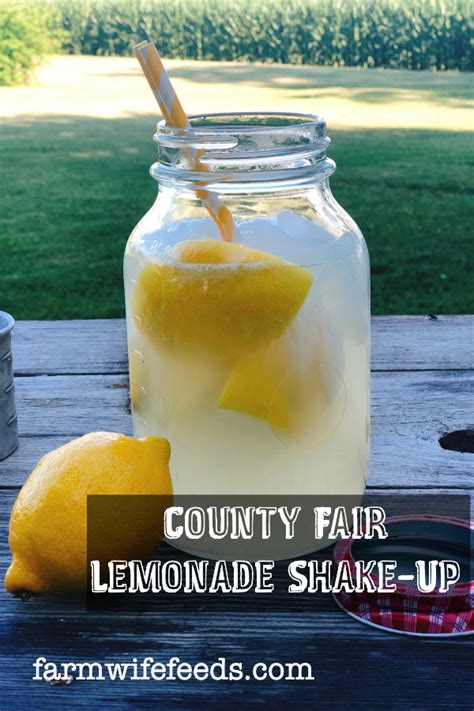 County Fair Lemon Shake Up Lemon Shake Up Fair Lemonade Recipe
