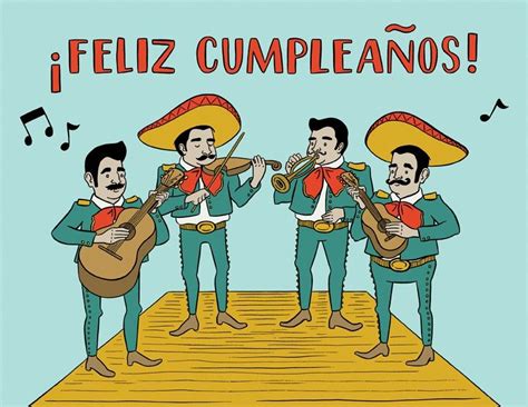 Happy Birthday In Spanish Funny Birthday Hjw