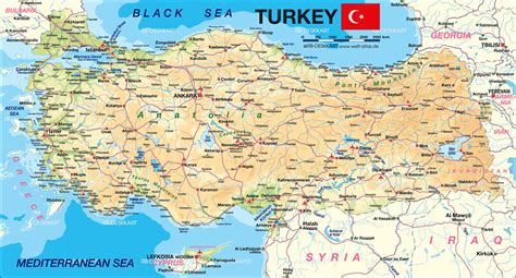 Map Of Turkey Map In The Atlas Of The World World Atlas