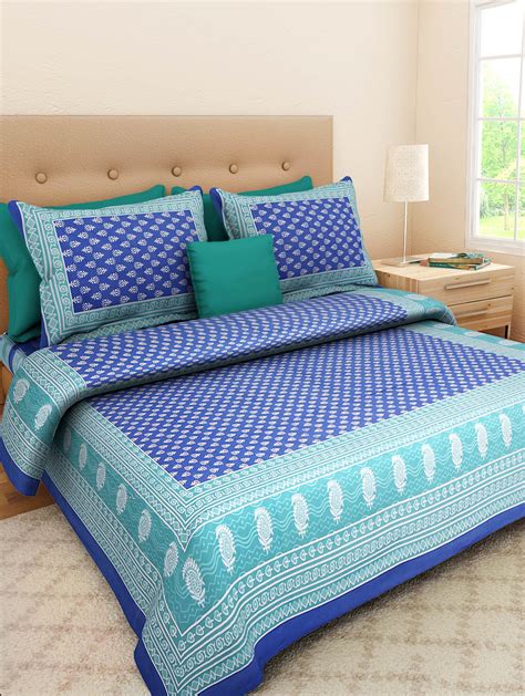 Frionkandy Cotton Double Bedsheet With 2 Pillow Covers Buy Frionkandy